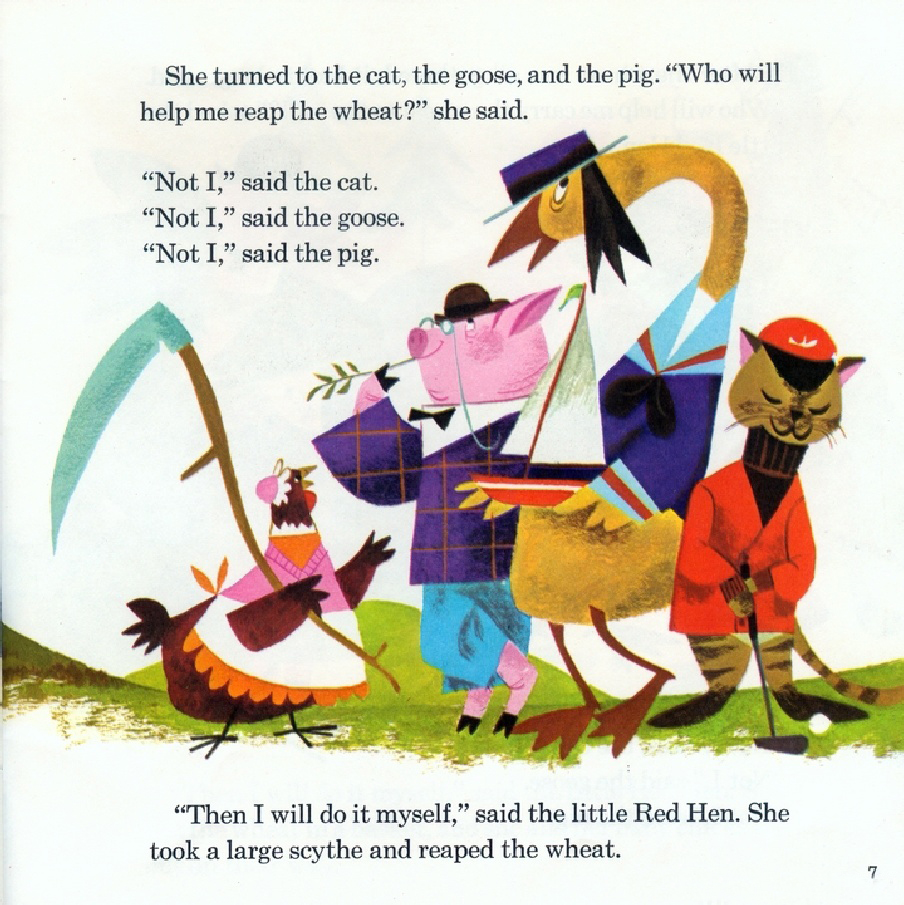 The Story of the Little Red Hen (09),绘本,绘本故事,绘本阅读,故事书,童书,图画书,课外阅读